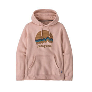 Patagonia Unisex Ridge Rise Moonlight Graphic Gorpcore Hoodie Cozy Peach M/L
